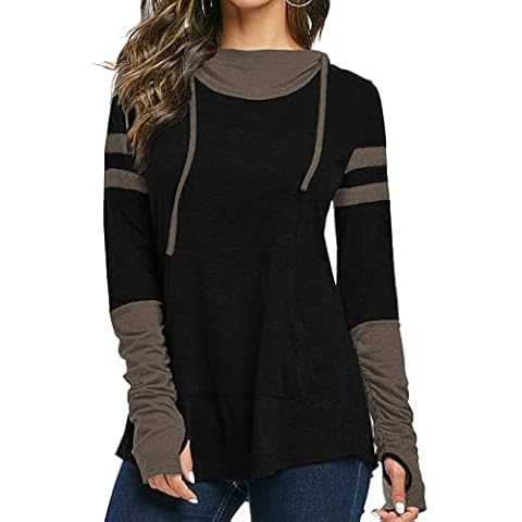 iChunhua Women's Long Sleeve Hoodie Tunic Cover