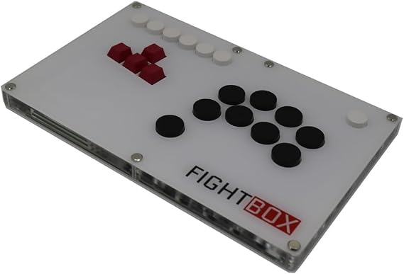 FightBox B7-PS5 Keyboard Button Leverless Arcade Fight Stick Game Controller Compatible with PC/PS3/PS4/PS5