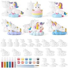 Briwooody 36 Pcs Unicorn DIY Painting Kit Unicorn Gift