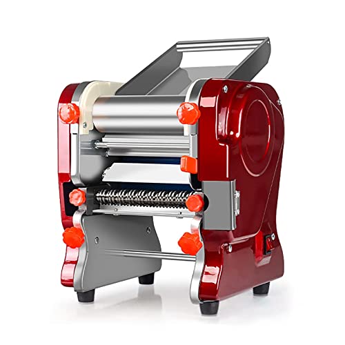 500W Electric Automatic Commercial Home Maker Machine Stainless Steel Noodle Dough Roller Maker For Dumpling Spaghetti Multi-Functionpressing Machine (All) (All) (All) (All)