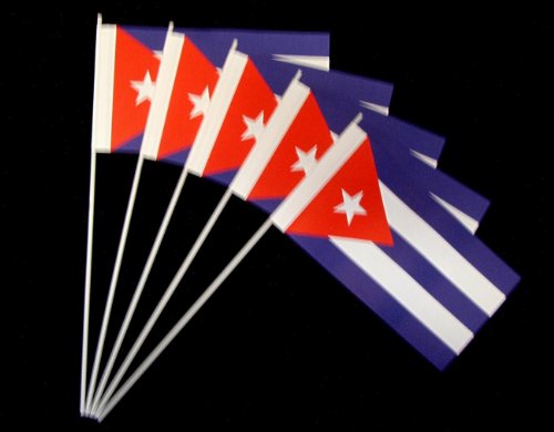 Preisvergleich Produktbild Everflag Papierfähnchen: Kuba 50er Packung