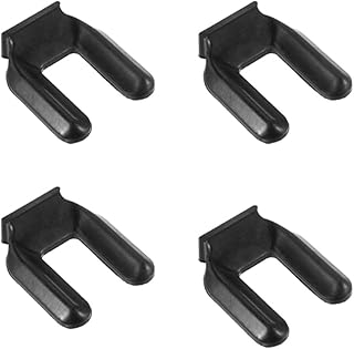 4PCS Furniture Wheel Caster Cups Anti-Slip Furniture Wheel Stop for 50mm Diameter Wheels Refrigerator Cabinet Bed Chair Black (Small)