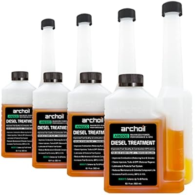 Archoil AR6500 Diesel Treatment (10.1 oz) - Four Pack - Treats 400 Gallons - Additive for All Diesel Vehicles...