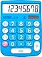 CATIGA Schreibtisch CD8185 und Home Style Taschenrechner, 8-stellig, LCD-Display, geeignet für Büro und Move. (Blau)