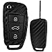 Produktbild Carbon Soft Case Schutz Hülle Auto Klapp Schlüssel für Audi A1 8X A3 8V A4 B7 A6 C6 TT 8J Q3 8U Q7 4L