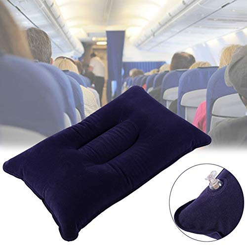 Almohada inflable de viaje compacta y ergonómica miniatura 5