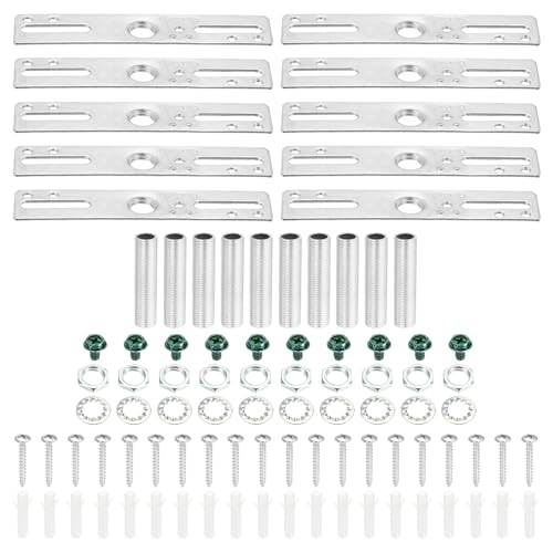 Barre transversale de montage 4" pour luminaire, support universel en acier