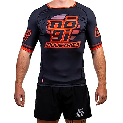 Nogi 7Four Short Sleeve Rank Rash Guard Black