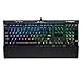 Price comparison product image Corsair K70 RGB MK.2 Mechanical Gaming Keyboard - USB Passthrough & Media Controls - Linear & Quiet - Cherry MX Red - RGB LED Backlit