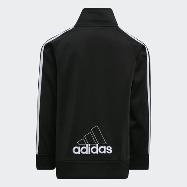 adidas Boys' Tricot Jacket & Pant Clothing Set - Image 4