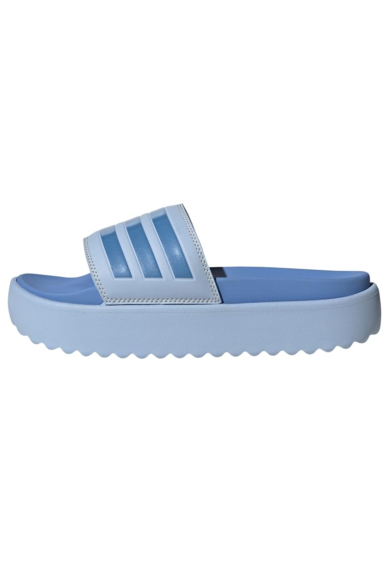 Adidas womens ADILETTE PLATFORM BLUDAW/BLFUME/BLUFUS Slipper - 7 UK (HQ6181) (B0BJ9KBRP7) Amazon Price History, Amazon Price Tracker