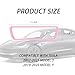 Silicone Rear View Mirror Cover Protector Frame,Anti-Scratch Rearview Mirror Cover for Car Decorations,Automotive Interior Mirrors Protection Covers Compatible with Tesla Model 3 / Y (Pink)