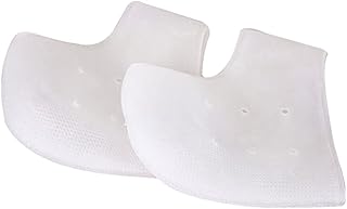 Healeved 1 Par De Palmilhas Protetoras De Calcanhar De Silicone Para Fascite Plantar Meias De Silicone Meias De Spa Para Os Pés Meias De Suporte De Calcanhar Meias Protetoras De Calcanhar