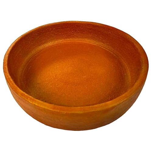 Image of ZENRISE Clay Bird Water Feeder Pot, Bath tub for Birds in Balcony and Garden- 15cm, 1 Piece