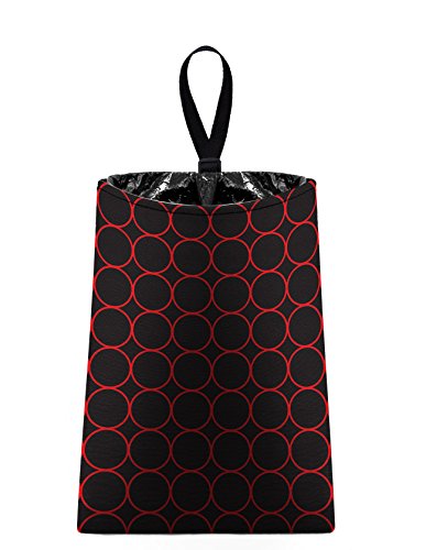 Auto Trash (Rings - red and Black) by The Mod Mobile - car Trash Bag Litter Bag Garbage can for Your Automobile