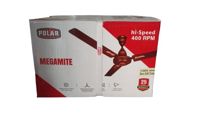 Megamite hi-Speed 400RPM Ceiling Fan PR10