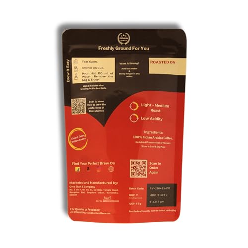 Image of Kents Coffee Panama Vibes - Pour Over Grind | Medium Roast with Juicy Tropical And Fruity Notes | Eco-Friendly, Fresh Ground Coffee (10 Gmx10 Pack)
