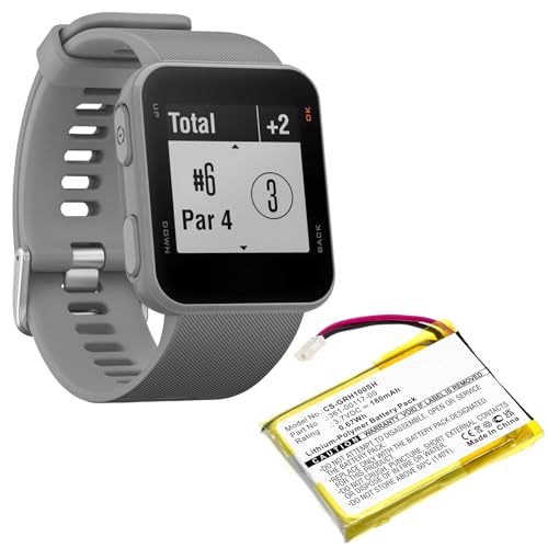 Approach S10 Battery Replacement for Garmin Approach S10 Approach S20 Approach X40 Forerunner 35, fit for 361-00117-00