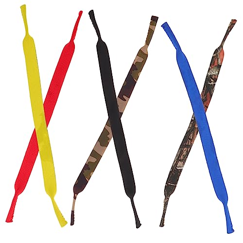 BUTIFULSIC 6pcs Neoprene Glasses Rope Sunglasses Aunglasses Sun Glasses Eye Glasses Eyeglass Holder Glasses Frames Glasses Chain Glasses Holder Hanging Lanyard Sports Glasses Strap