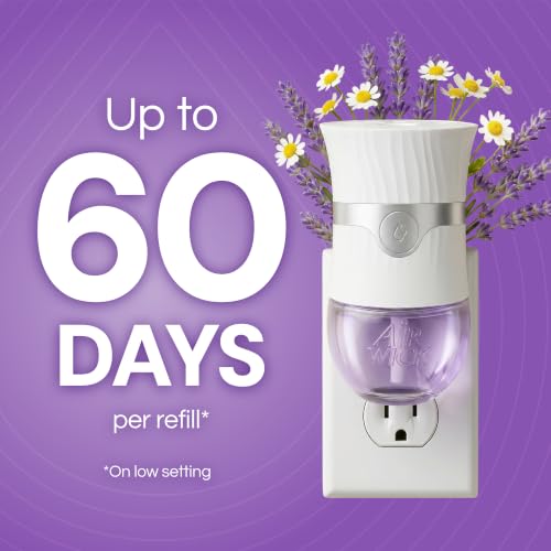Image of Air Wick Plug-In Scented Oil Refills, 10 Count, Lavender & Chamomile, Air Freshener, Essential Oils, Eco Friendly