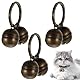EIHI 3 Set Glöckchen Zum Basteln Katzenglocke Extra Laut Katze und Hundeglocken Haustier Tracker Glocke Hundeglocke für Halsband Anhänger Glocken für Hund Katze Geschirr