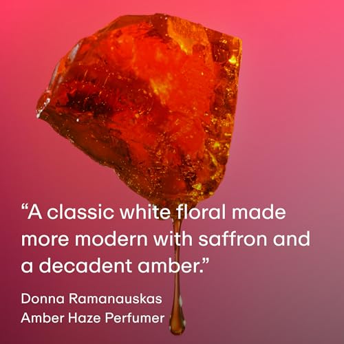 Image of PHLUR Amber Haze Body Mist, 8 Fl Oz - Hair and Body Perfume for Women, Amber & Vanilla Body Spray with Saffron, Jasmine and Musk Fragrance