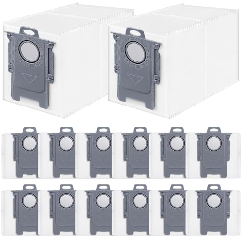 24 Ersatz-Staubbeutel für Roborock QV 35A/Qrevo S5V/QV35S/Saros 10/10R/Z70/Qrevo/Q Revo/S/Qrevo Pro/Plus/MaxV/Master/Cur...