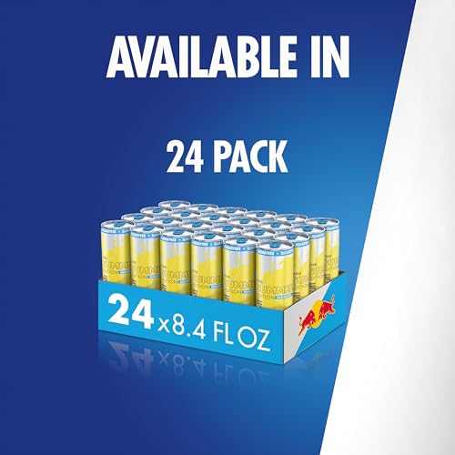 Image of Red Bull Sugarfree Energy Drink, Sudachi Lime, Summer Edition | contains caffeine, taurine, B-vitamins, sweeteners, and water, 8.4 fl. oz, pack of 4 cans