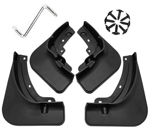 Image of Mud Flaps Mud Guards Fit for 2021 2022 2023 2024 HAVAL Jolion, Front & Rear Mud Splash Guards Accessories - 4 Pc, Black