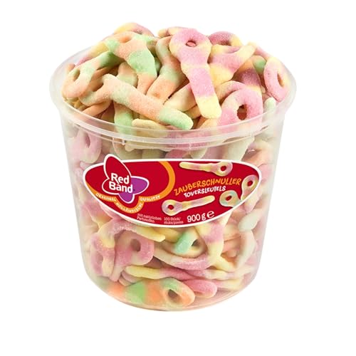 Red Band Fruchtgummi & Lakritz Dosen 14 Sorten zur Auswahl | Original Red Band Süßigkeiten & HLKauf-Block (Zauberschnuller & HLKauf-Block)