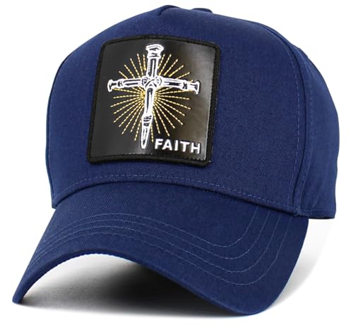 Image of KBETHOS Praying Hands Rosary Dad Hat Baseball Cap Unconstructed Polo Style Adjustable Unisex