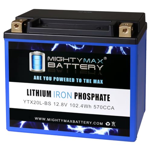 Mighty Max YTX20L-BS Lithium Battery