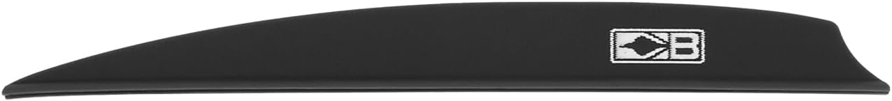 Bohning Zen Vanes, 4" Indoor Target Vane, 100pk, Black