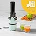Tasty Slow Juicer, Compact Masticating Juicer with Pulp Separation, Maximum Juice Yield for Fresh, Nutrient-Rich Drinks, Easy Clean-Up & Compact Design, Aqua