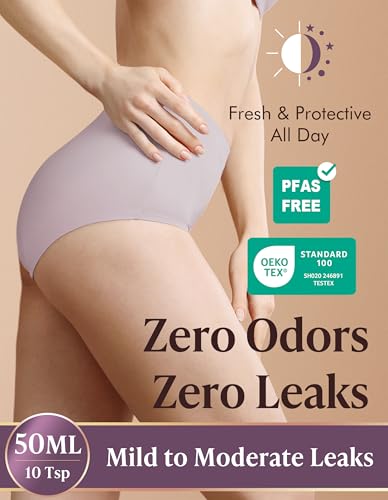 Model wearing AIRCUTE Washable Urinary Incontinence Underwear