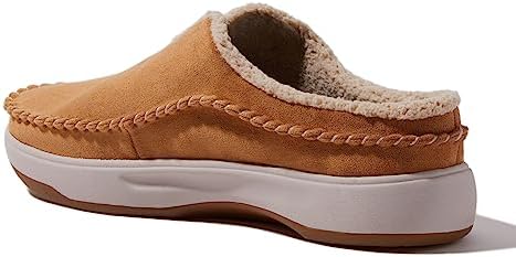 Dearfoams Men's Elm All Day Comfort Slip On Water Resistant Clog, Whiskey, 10 | Image 3
