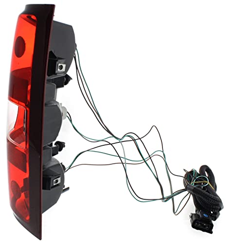 Garage-Pro Tail Light Compatible With Chevrolet Silverado/Sierra 1500 2007-2013 / Sierra 3500 Hd 2007-2014 Lh Assembly #TOP1