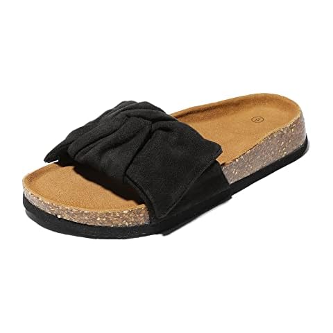 FUPPIA Women Slides Sandals Black Size UK8 Cover