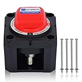 ECO-WORTHY Battery Disconnect Switch 12V to 48V, On/Off Switch, Power Cut Off Switch for Rv, Marine, Car, Boat Lithium or AGM Battery ect.