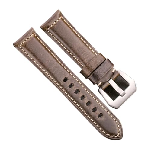 EDVENA {vrvoh 4F rvoh ANZT[ fB[X Y vXgbv 20mm 22mm 24mm 26mm uXbg(Green Silver Buckle,26mm)