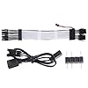 YUYUQUEEN 8 Pin Power Extension Kabel Adresseerbare RGB Gesynchroniseerde Sleeved Kabel Software LED PSU Uitbreidingskabel voor Video