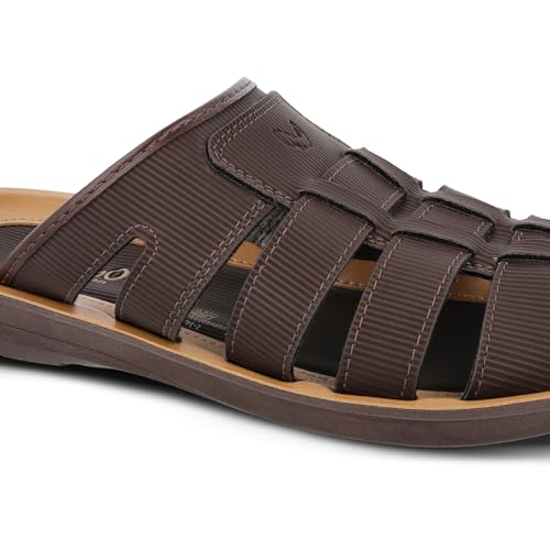 Image of WALKAROO Men's Fashion Sandal with Cushion Insole and Lightweight for Casual Footwear - WG5306