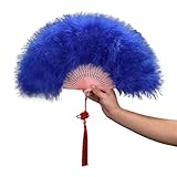 Attrait visuel époustouflant : nos éventails de danse en plumes présentent des plumes vibrantes qui créent un affichage fascinant, améliorant vos performances de danse avec élégance et flair.