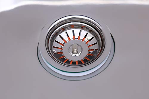 Image of CROCODILE 304 Grade Stainless Steel Double Bowl Kitchen Sink (32 inch x 18 inch x 8 inch Double Bowl, Glossy Finish)