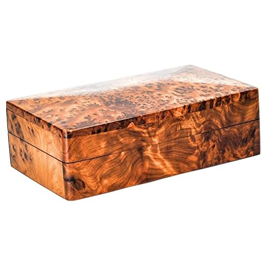 BAZAARDI Hand Carved Wooden Multipurpose Keepsake Jewelry Decorative Art Box Storage Organizer (Large wood Box,Antique) (LARGE)