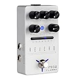 FLAMMA FS02 デジタル リバーブ ギター ペダル 7 クラシック エフェクト トレイル オン付き バッファー バイパス スライバーStereo Digital Reverb Effects Pedal