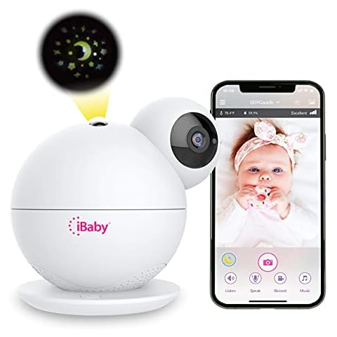 iBaby M8 Baby Monitor 2K Full HD Camera Camera with HD Speaker and Audio Monitor Bassinet & Wall mount Kit included, Wake Up and Bedtime Music, Remote Pan and Tilt with Smartphone App for Android, iOS Cover