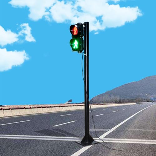 Feux de circulation rouge vert LED 100mm avec télécommande pour quai