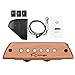 IUPPA RG-S3 Acoustic Guitar Pickup Beech Wood Passive Soundhole Pickup No Battery/Drilling Required