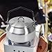 Lljsszr Outdoor Kettle for Campers, Silver
